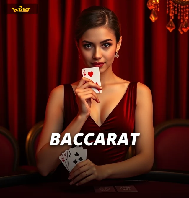 Baccarat game tile in the KingExch365 casino lobby