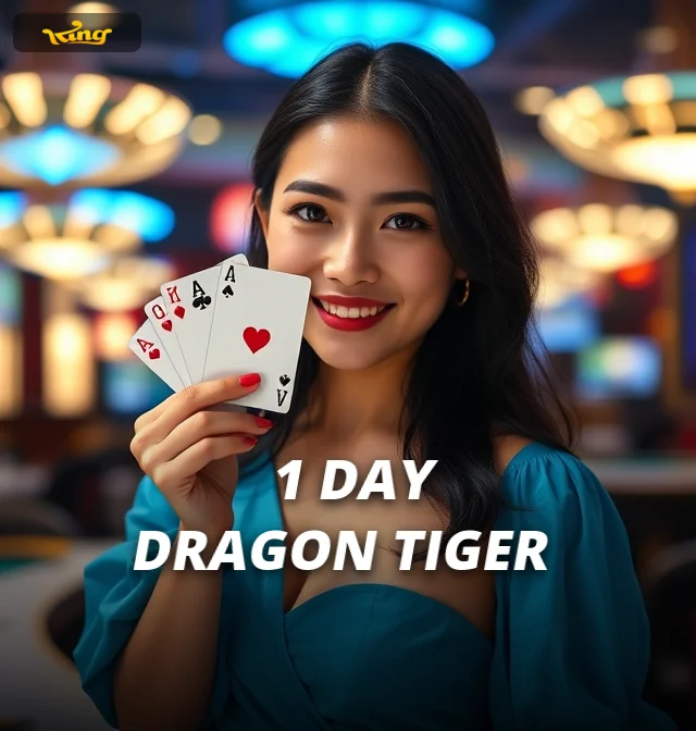 1 Day Dragon Tiger game tile in the KingExch365 casino lobby
