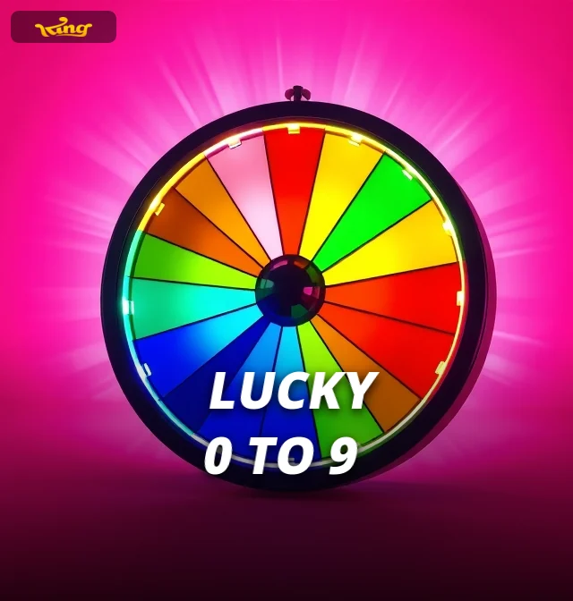 Lucky 0 to 9 game tile in the KingExch365 casino lobby