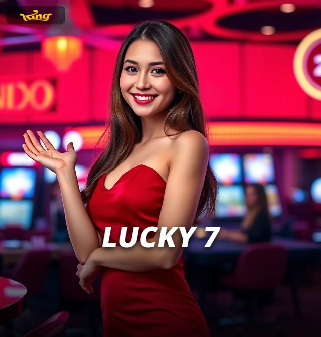 Lucky 7 game tile in the KingExch365 casino lobby
