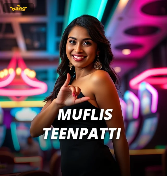 Muflis Teenpatti game tile in the KingExch365 casino lobby