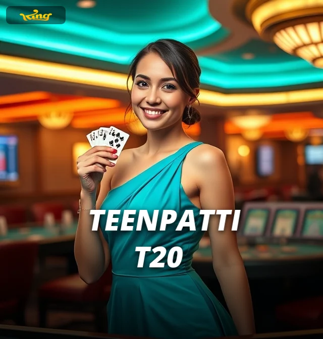 Teenpatti T20 game tile in the KingExch365 casino lobby